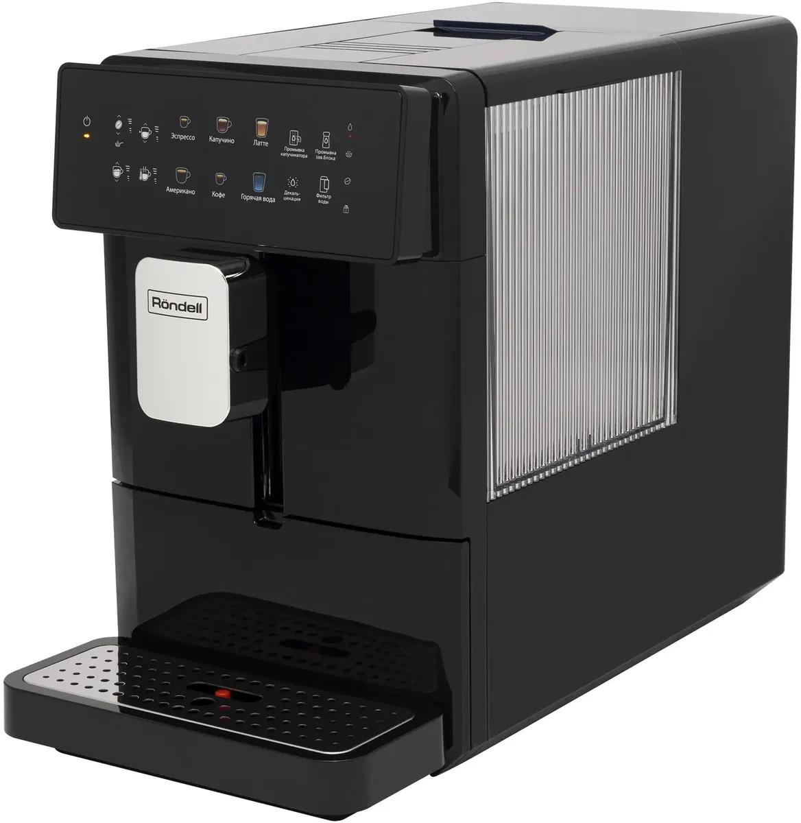Изображение Кофемашина Rondell RDE-1115 1400Вт (1400 Вт /19 бар/черный)
