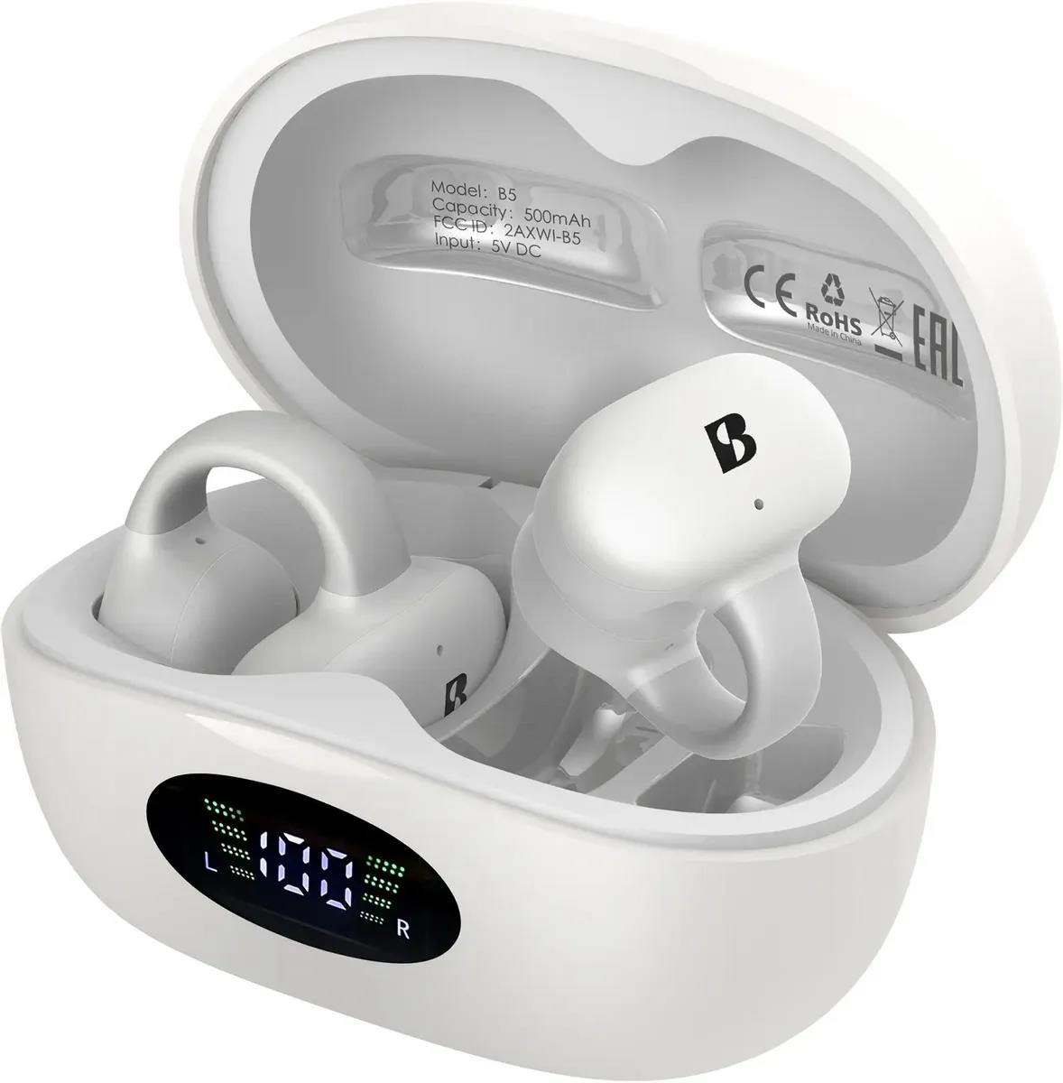 Изображение Bluetooth-гарнитура/наушники A4Tech Biosong B5 TWS (белый)