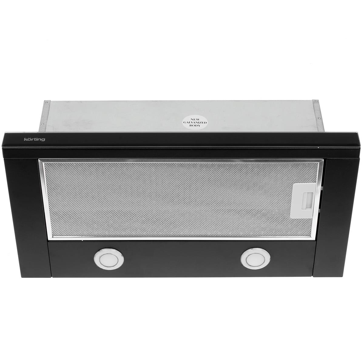 Изображение Встраиваемая вытяжка Korting KHP 6617 GN (черный, )