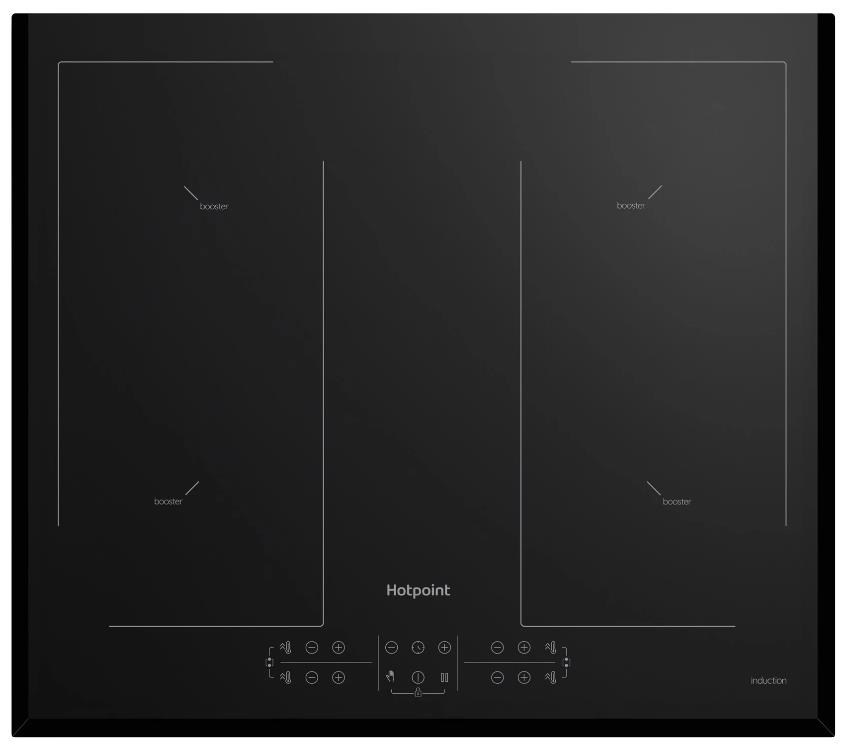 Изображение Варочная панель HOTPOINT HB 1560B2 BA (черный)