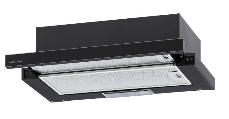 Изображение Встраиваемая вытяжка Krona KAMILLA 600 AIR 2B (черный, )