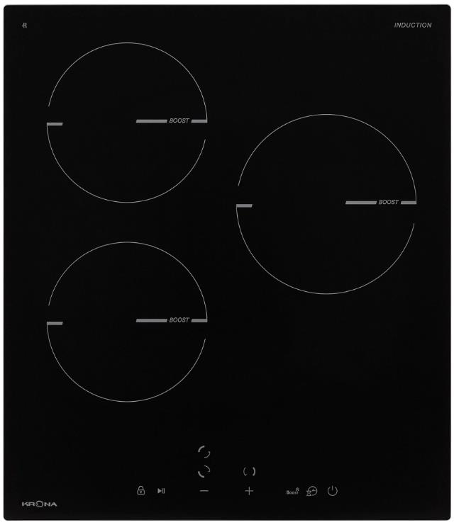 Изображение Варочная панель Krona MAGIER 45 BL 3BTK (черный)