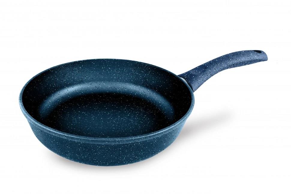 Изображение Универсальная сковорода НЕВА МЕТАЛЛ ПОСУДА 2424 24см "Природные минералы" линия "Сибирь" (24 см )