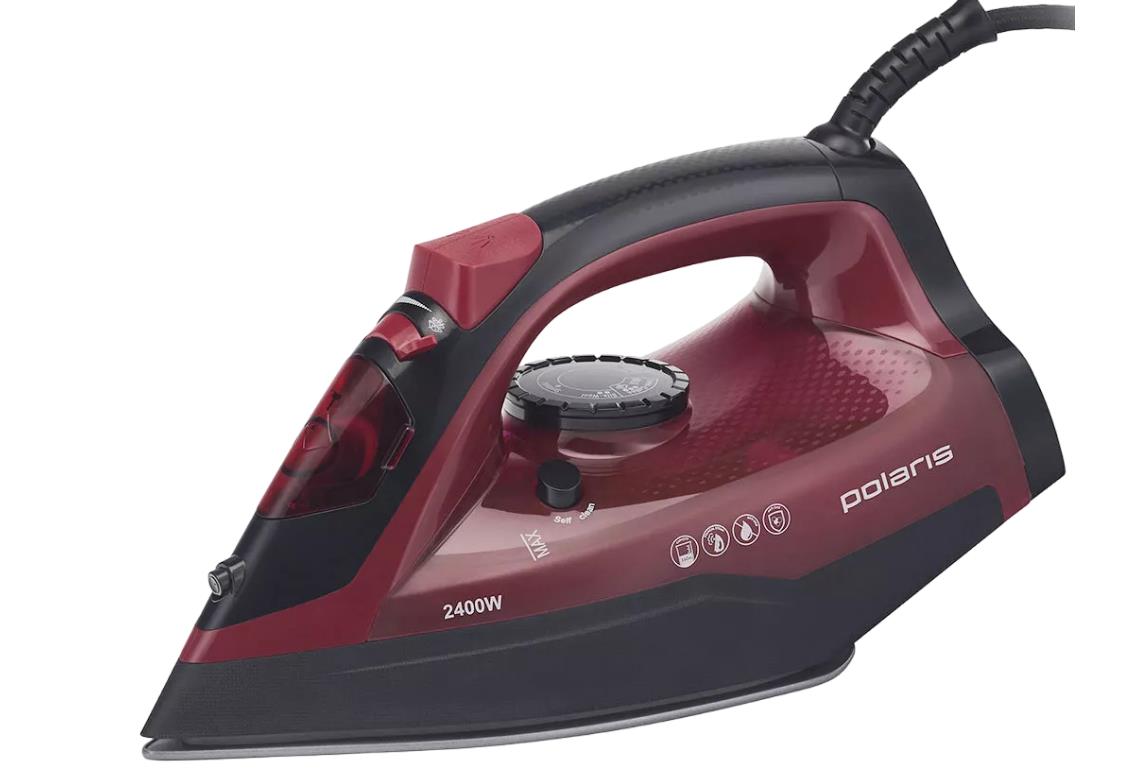 Изображение Утюг Polaris PIR-2478К (2400 Вт/черный, алый)