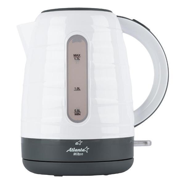 Изображение Электрический чайник Atlanta ATH-2375  (2200 Вт/1,7 л /пластик/белый)