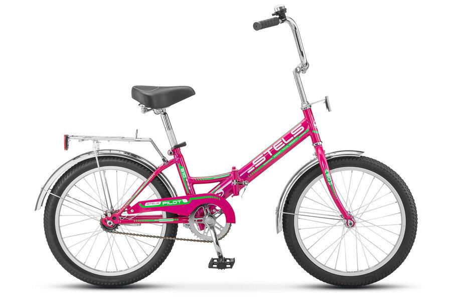 Изображение Велосипед Stels Pilot-310 20" Z010 (м) (малиновый/20 "/12.0, 14.0 ")-2022 года, 2023 года EP-00005961/X0000001325
