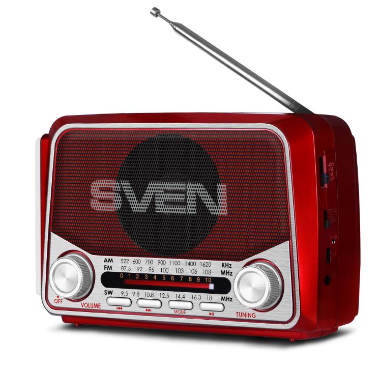 Изображение Радиоприемник Sven SRP-150 красный
