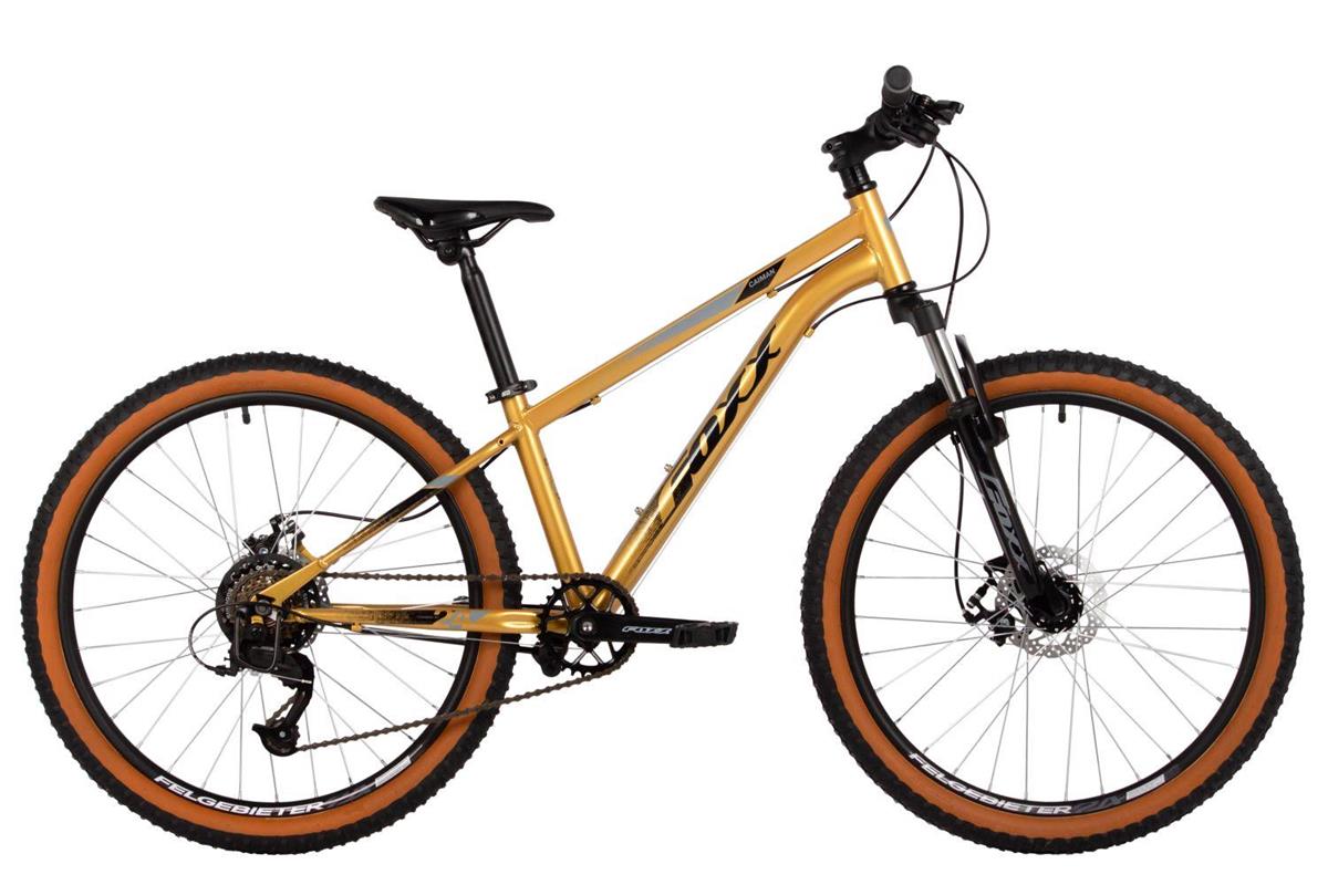 Изображение Велосипед Foxx Caiman JR 24 (173977) (золотистый/24 "/12.0 ")-2025 года 24SHD.CAIMAN.12GD5