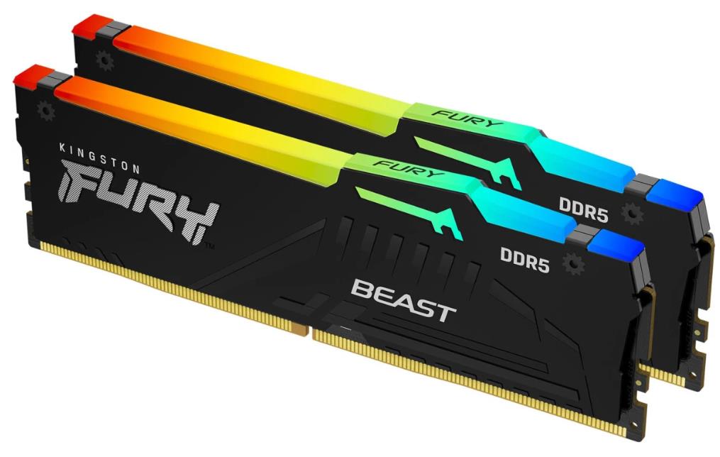 Изображение Оперативная память 2x16 GB DDR5 Kingston Fury Beast (54400 МБ/с, 6800 МГц, CL34)