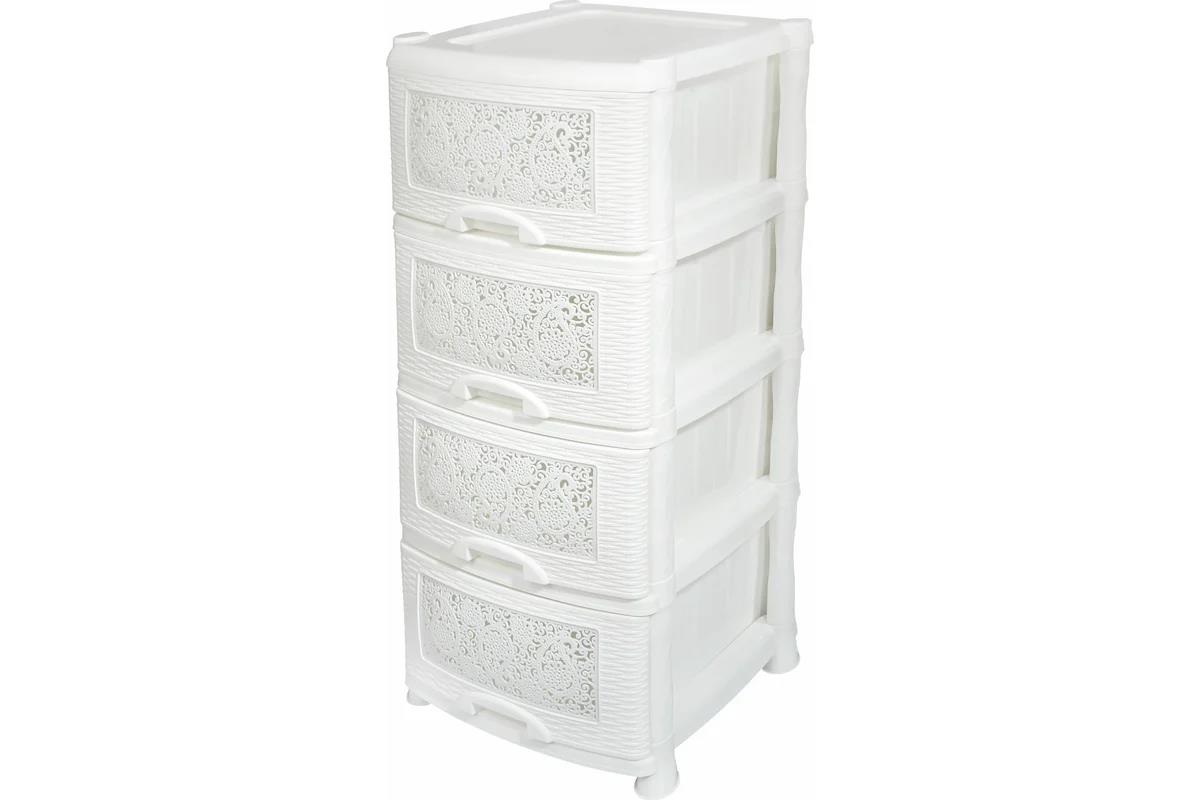 Изображение Комод VIOLET АЖУР 4-х секц. 035426 Белый