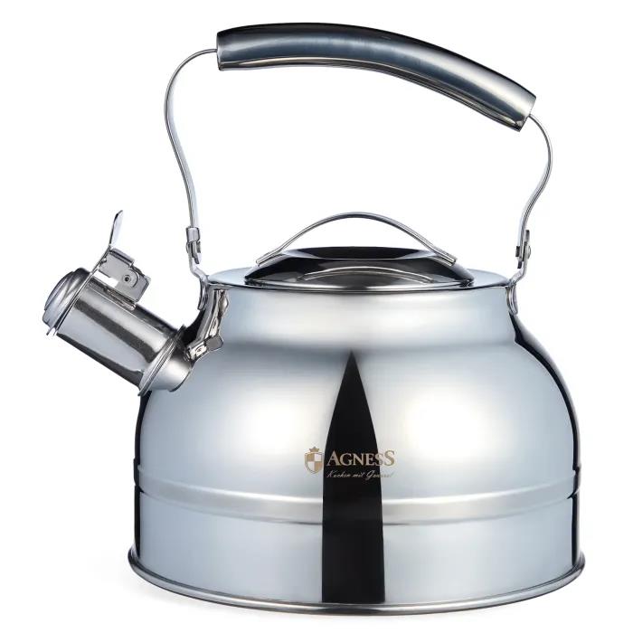 Изображение Чайник AGNESS 914-302 (2,7, л л /серебристый)