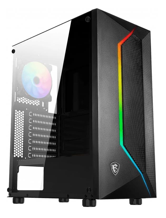 Изображение Корпус MSI MAG VAMPIRIC 100R Black (mATX, ATX, черный, без БП)/(306-7G07R25-809)