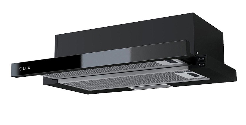 Изображение Встраиваемая вытяжка LEX HIDE G 600 (черный, )