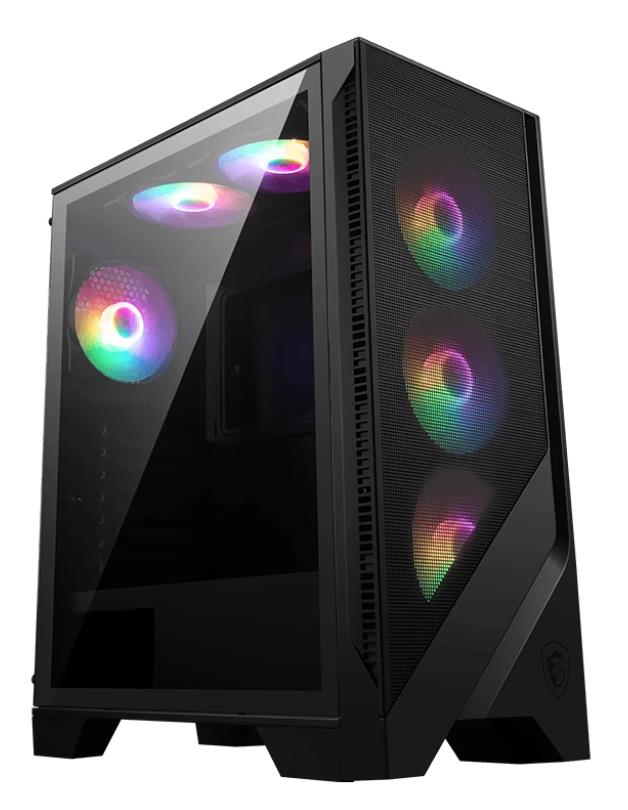 Изображение Корпус MSI MAG FORGE 120A AIRFLOW (mATX, ATX, Mini-ITX, черный, без БП)/(306-7G23A21-809)