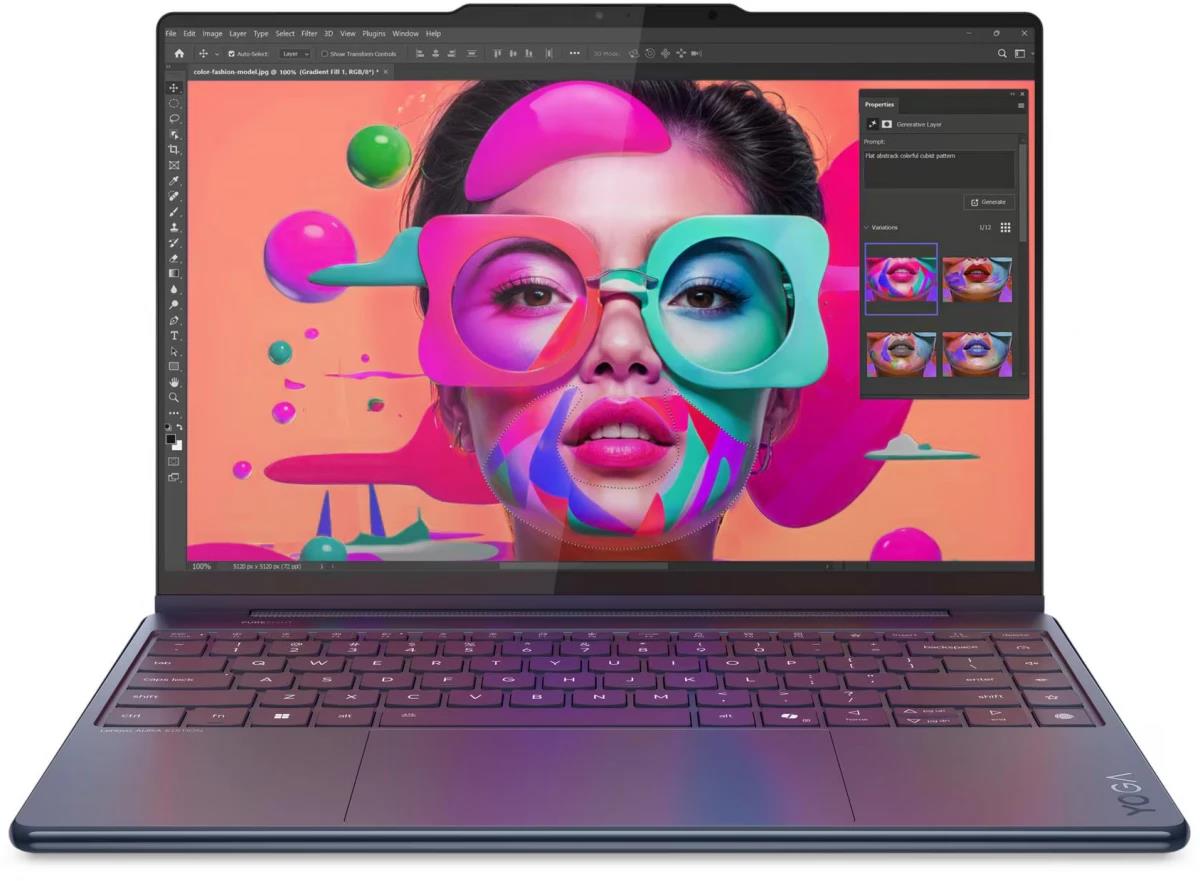 Изображение Ноутбук Lenovo Yoga 9 2-in-1 14ILL10 (Intel 256V 2200 МГц/ SSD 1024 ГБ  /RAM 16 ГБ/ 14" 2880x1800/VGA встроенная/ Windows 11 Home) (83LC0054RK)