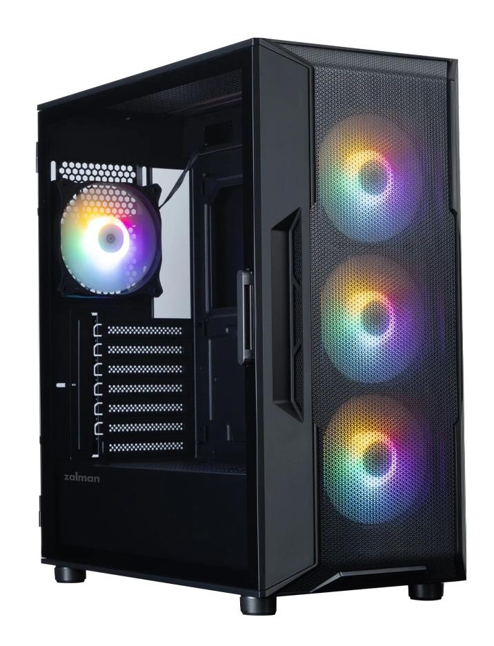 Изображение Корпус Zalman I3 Neo V2 Black (mATX, ATX, Mini-ITX, черный, без БП)/(i3 NEO V2  Black)
