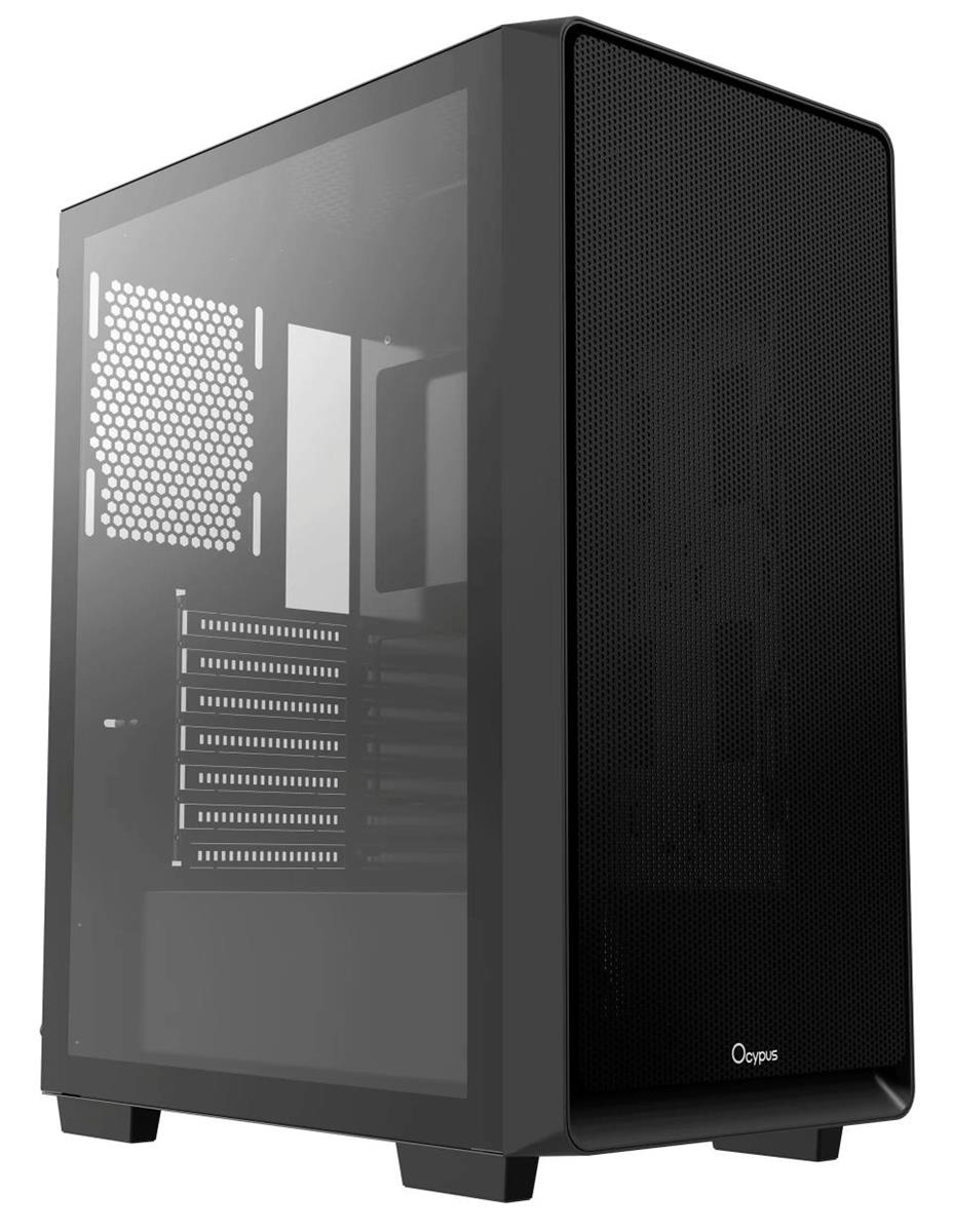 Изображение Корпус Ocypus Gamma C60 BK (mATX, ATX, Mini-ITX, черный, без БП)/(Gamma-C60-BKG000XX-GL)