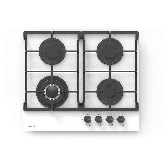 Изображение Варочная панель Evelux HEG 675 WG (белый)