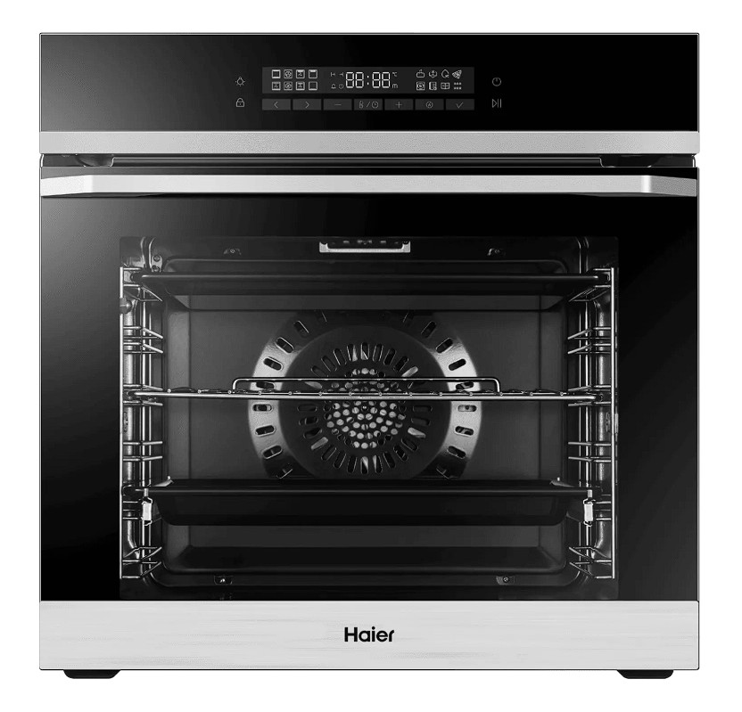 Изображение Духовой шкаф Haier HOQ-F5AABX (72 л , чёрный, нержавеющая сталь)