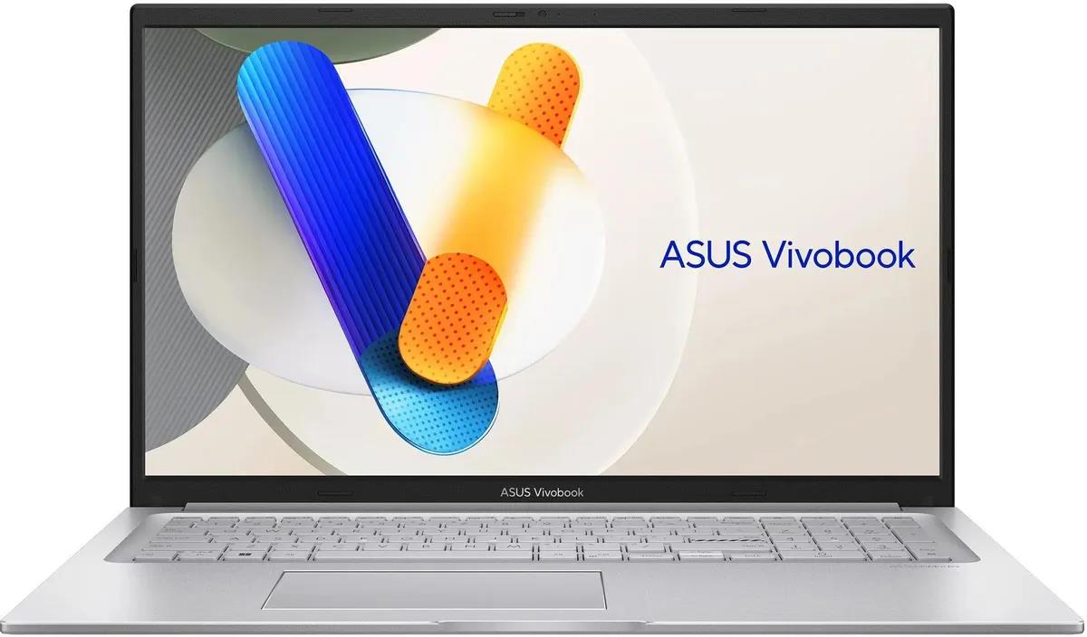 Изображение Ноутбук Asus Vivobook 17 X1704VA-AU1105 (Intel 100U 1200 МГц/ SSD 512 ГБ  /RAM 16 ГБ/ 17.3" 1920x1080/VGA встроенная/ Без ОС) (90NB13X1-M00MR0)