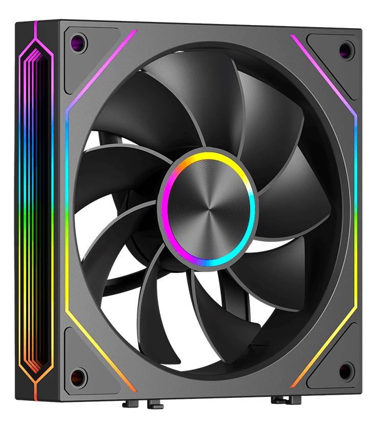 Изображение Вентилятор PCcooler F3 X120R ARGB Black (1800 об/мин , 120x120x25 мм,4-pin PWM)