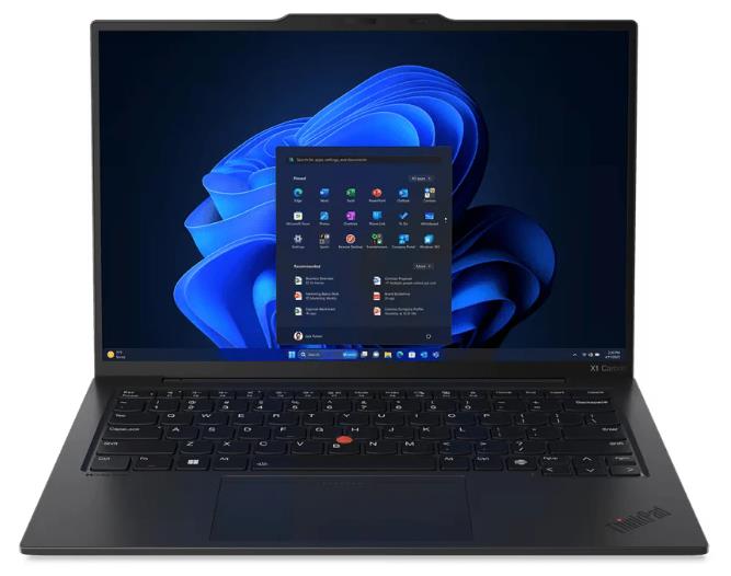 Изображение Ноутбук Lenovo ThinkPad X1 Carbon Gen 12 (Intel 155H 1400 МГц/ SSD 1024 ГБ  /RAM 32 ГБ/ 14" 2880x1800/VGA встроенная/ Windows 11 Home) (21KC0000CD)
