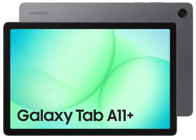 Изображение Планшет Samsung Galaxy Tab A11+ BSM-X236B, 11", 128 Гб/6 Гб, GPS, GSM, серый (SM-X236BZAACAU)