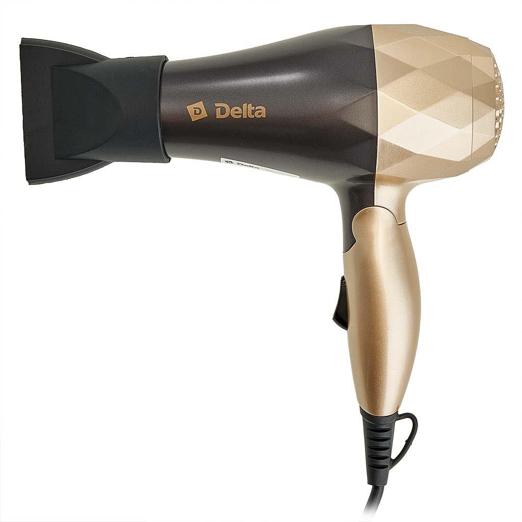 Изображение Фен DELTA DL-0909 (1000 Вт /коричневый, золотистый)