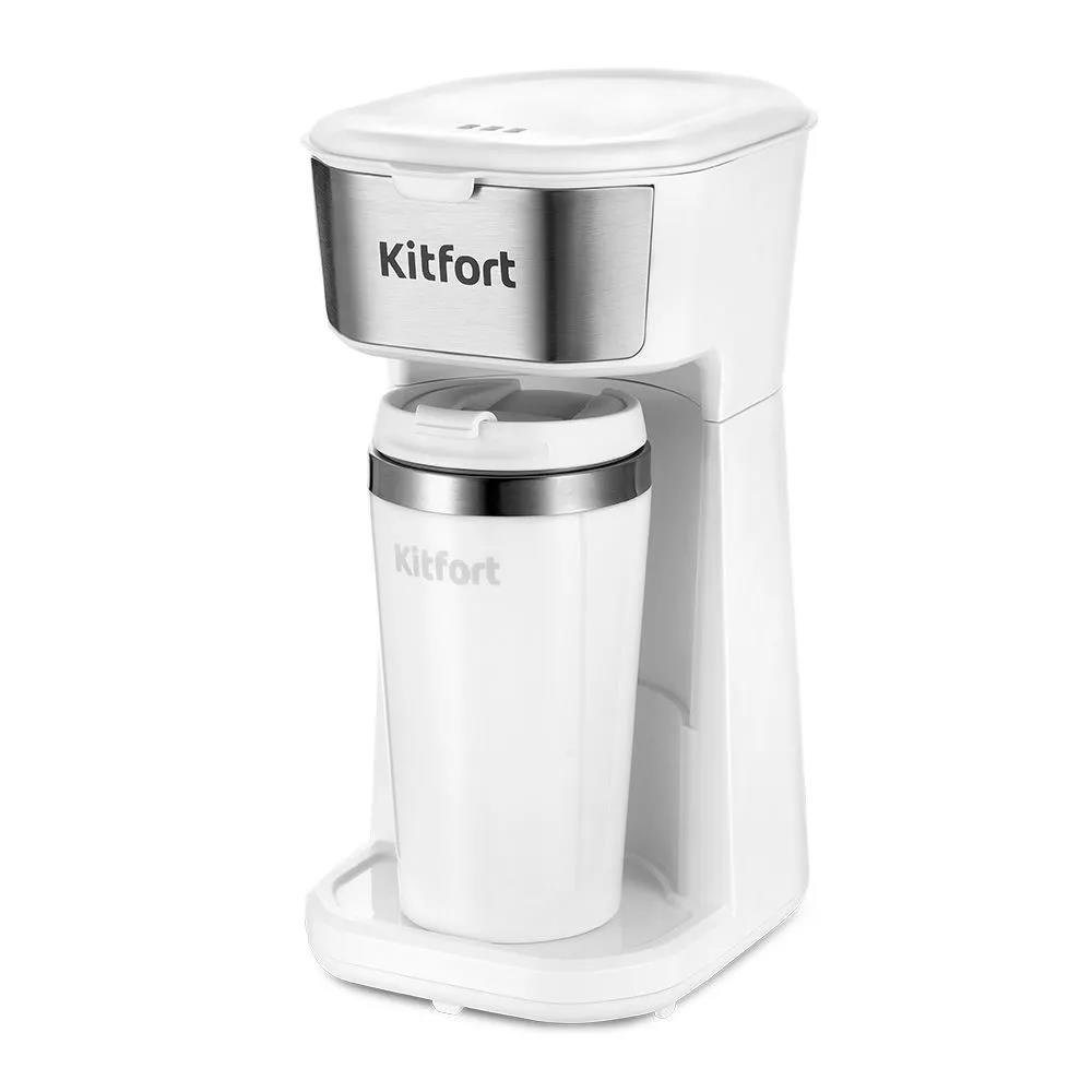 Изображение Кофеварка Kitfort КТ-7411 (капельная//450 Вт )
