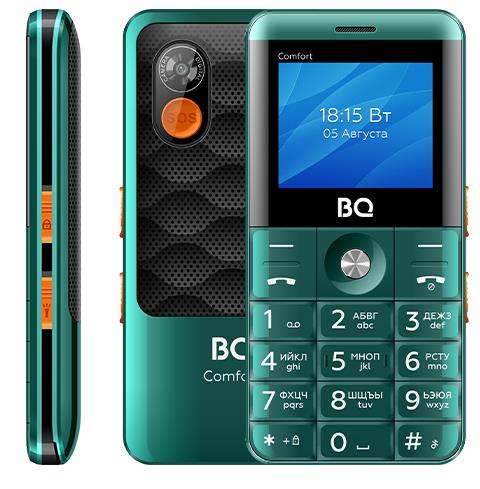 Изображение Мобильный телефон BQ 2006 Comfort,зеленый, черный