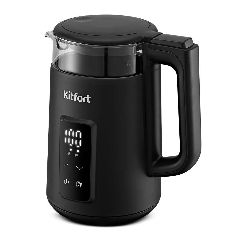 Изображение Электрический чайник Kitfort КТ-6714 (2000 Вт/1,7 л //черный)