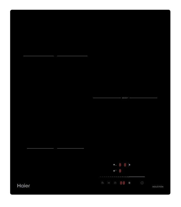 Изображение Варочная панель Haier HHK-Y53TTB (черный)