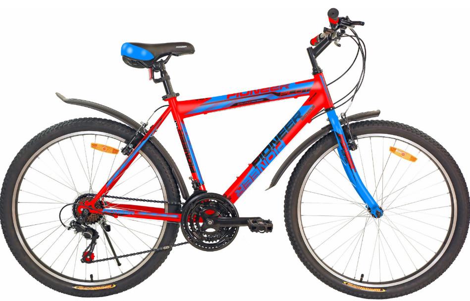 Изображение Велосипед Pioneer Pilot 26 (красный, черный, синий/26 "/17.0 ")-2022 года