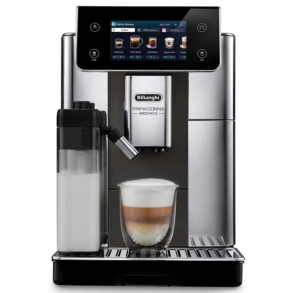 Изображение Кофемашина DeLONGHI Primadonna Aromatic ECAM630.75.TSM (1450 Вт /19 бар/серебристый, черный)