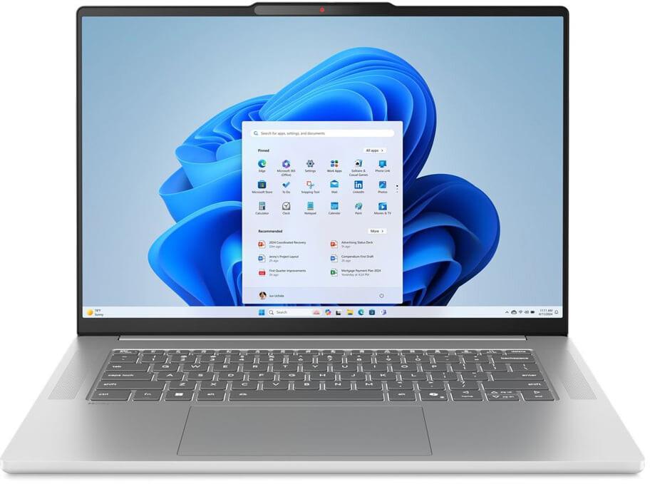 Изображение Ноутбук Lenovo IdeaPad Slim 5 15ARP10 (AMD 7535HS 3300 МГц/ SSD 512 ГБ  /RAM 16 ГБ/ 15.1" 2560x1600/VGA встроенная/ Без ОС) (83J3005VRK)