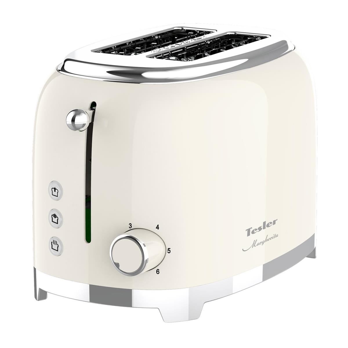 Изображение Тостер Tesler TT-260 BEIGE (815 Вт  бежевый)
