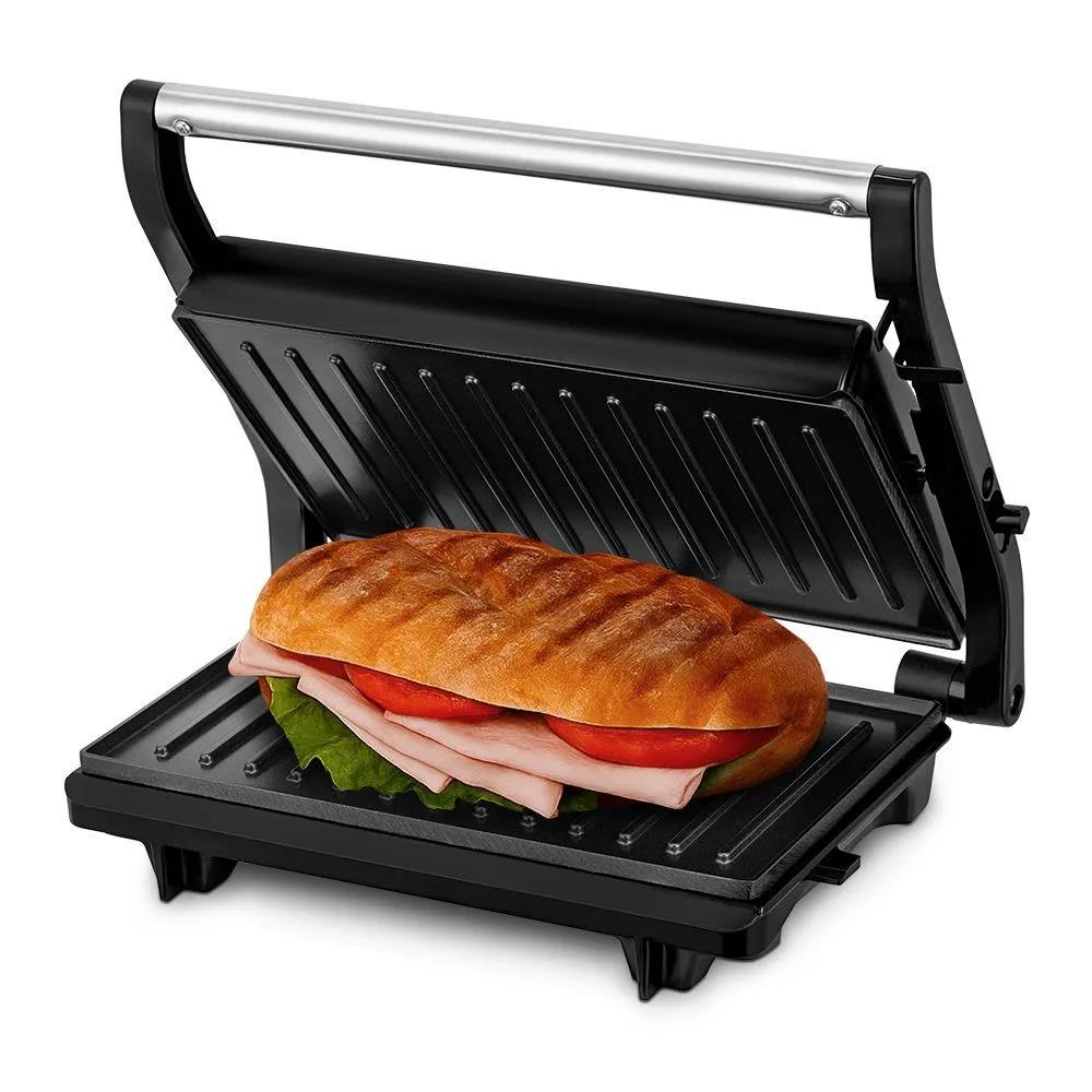 Изображение Сэндвичница Kitfort КТ-4603 (750 Вт //серебристый, черный)