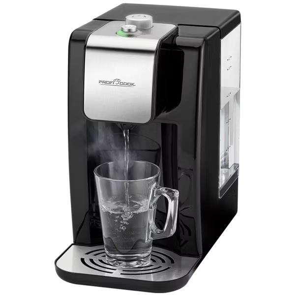 Изображение Термопот PROFI COOK PC-HWS 1168 (1,7 л /2600 Вт /нержавеющая сталь, графитовый)