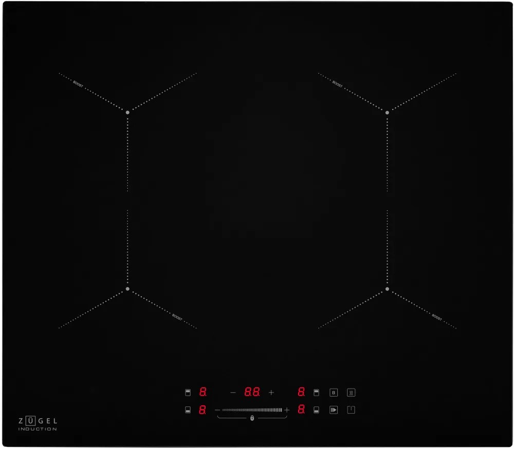 Изображение Варочная панель Zugel ZIH604B (черный)