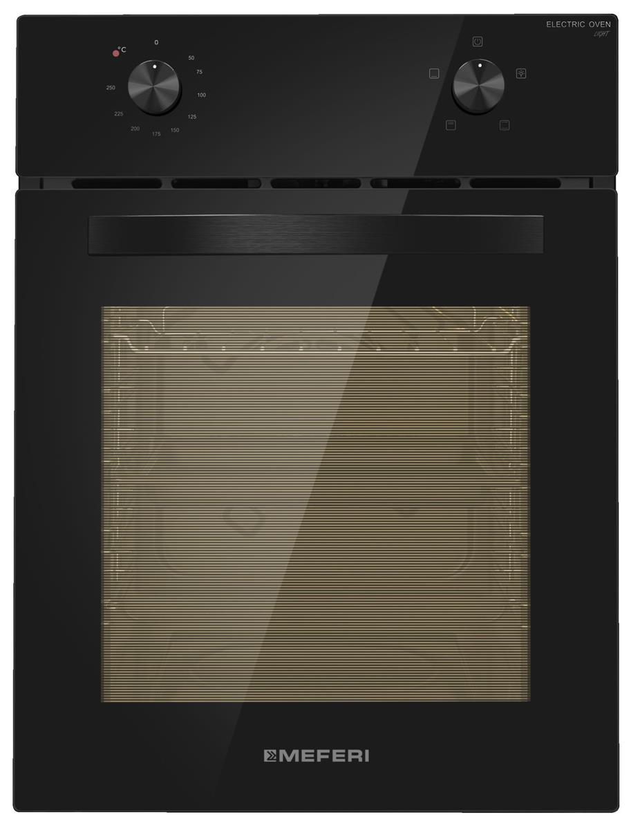 Изображение Духовой шкаф Meferi MEO454BK LIGHT (53 л , чёрный)