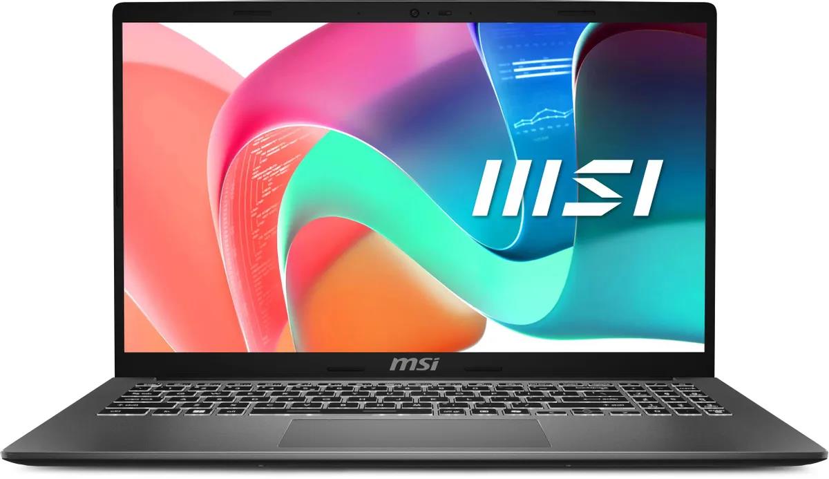 Изображение Ноутбук MSI Modern 15 F1MG-1200RU (Intel 120U 1400 МГц/ SSD 512 ГБ  /RAM 16 ГБ/ 15.6" 1920x1080/VGA встроенная/ Windows 11 Pro) (9S7-15S111-1200)