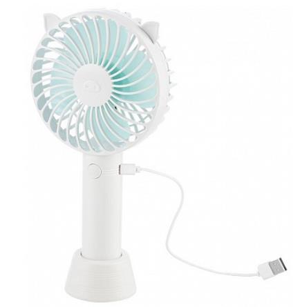 Изображение Вентилятор Energy EN-0612 USB белый, 4,5 Вт, 3 скорости, 15 см, аккумуляторный