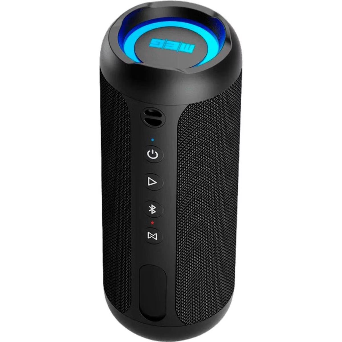 Изображение Портативная акустика MEG SCB40BL, 40Вт, Bluetooth 5.4, влагозащита IPX7, время работы 12ч (40 Вт   черный)