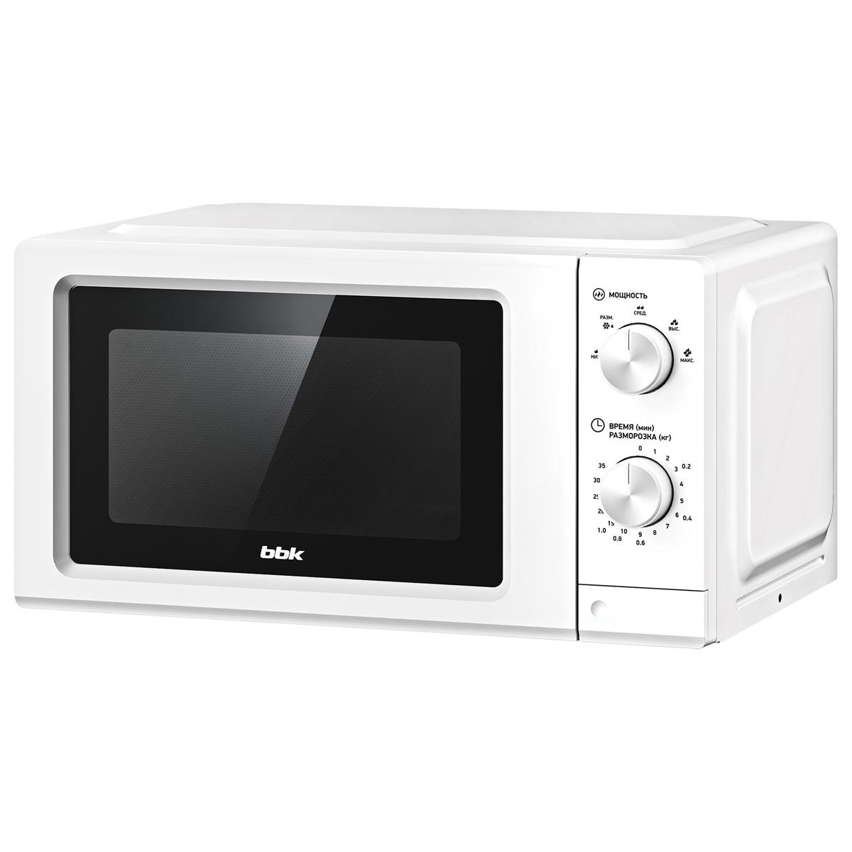 Изображение Микроволновая печь BBK 20MWS-731M/W (700 Вт  20 л    белый)