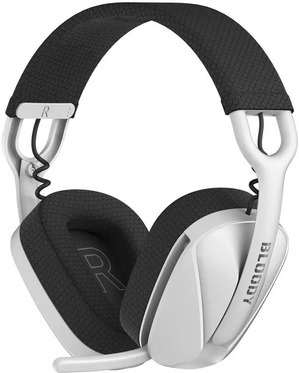 Изображение Bluetooth-гарнитура/наушники A4Tech Bloody GR285 мониторные BT/Radio/3.5mm оголовье (белый)