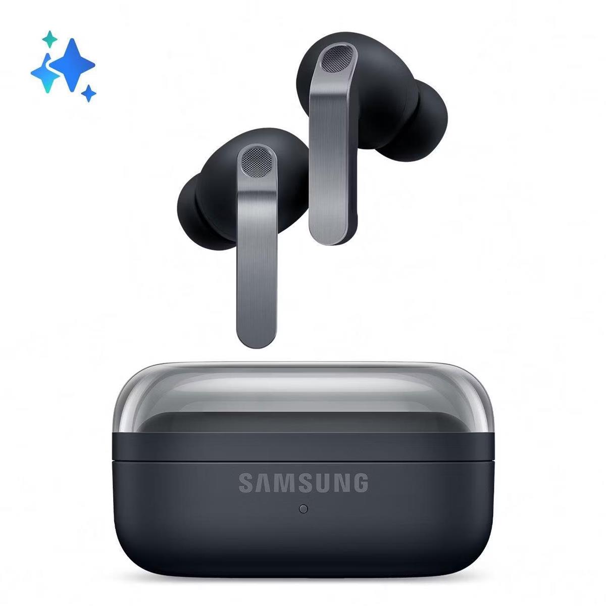 Изображение Bluetooth-гарнитура/наушники Samsung Galaxy Buds4 Pro, внутриканальны, адаптивное шумопод, до 7 ч (черный)
