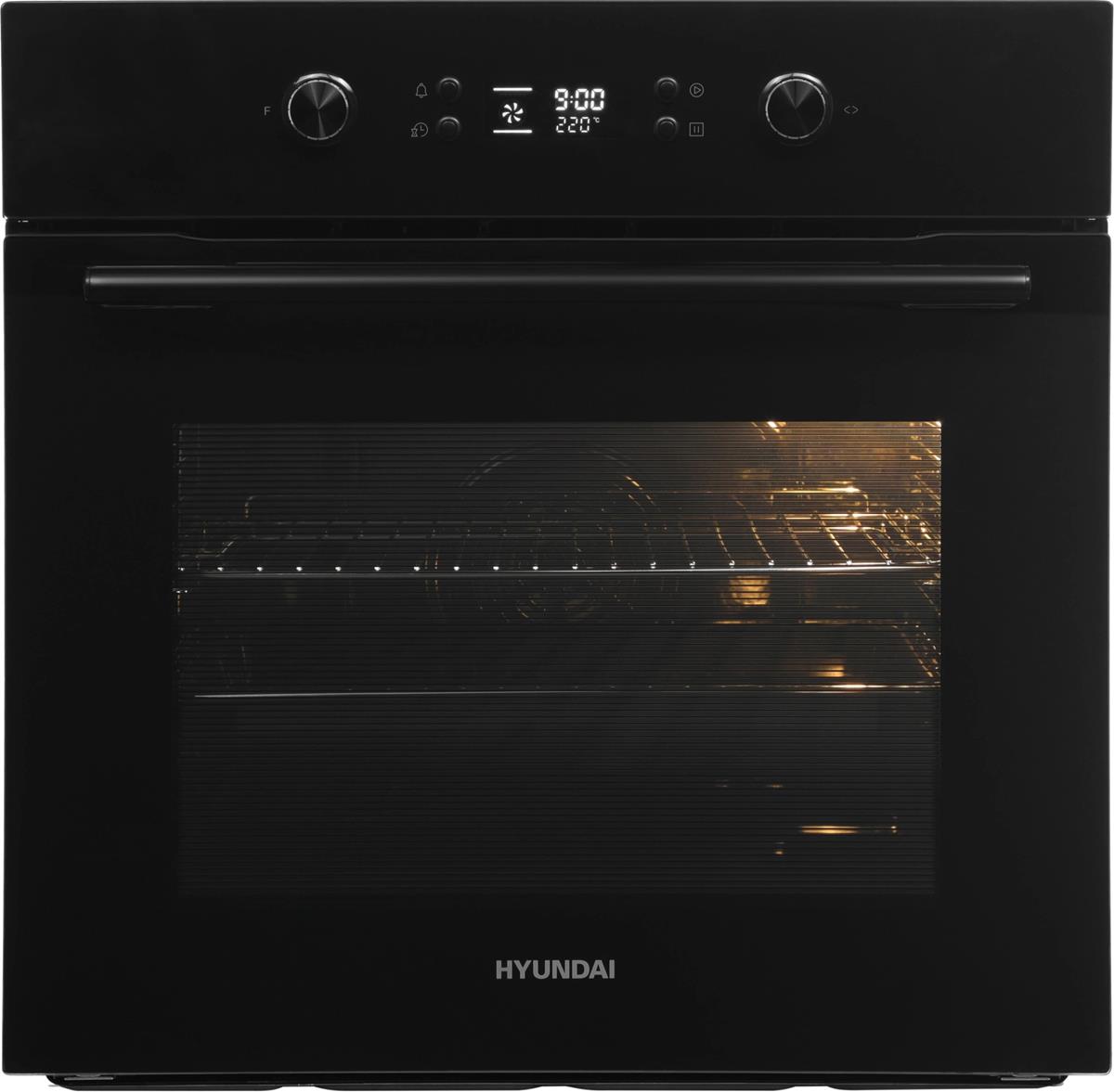 Изображение Духовой шкаф Hyundai HEO 6650 BG (70 л , чёрный)
