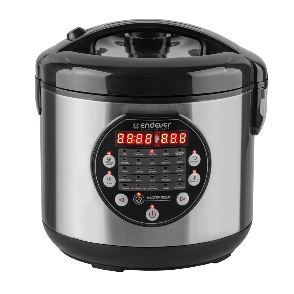 Изображение Мультиварка Endever Vita-121 (1000 Вт/5 л /черный, серебристый)