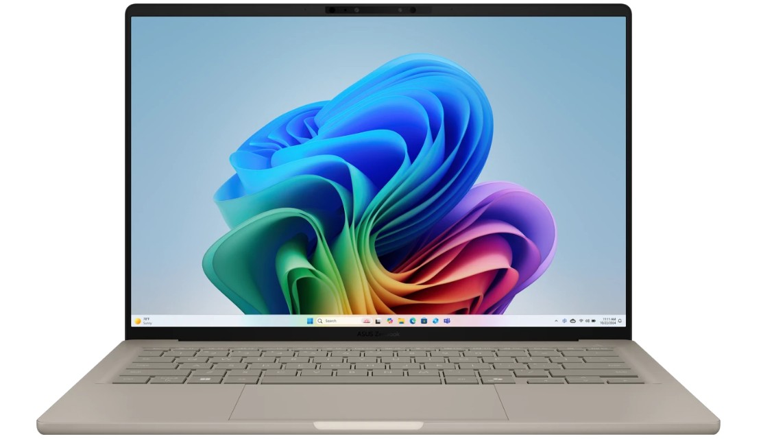 Изображение Ноутбук Asus UX3407QA Zenbook A14 (Snapdragon X1-26-100 2900 МГц/ SSD 512 ГБ  /RAM 16 ГБ/ 14" 1920x1200/VGA встроенная/ Windows 11 Home) (90NB1501-M012H0)