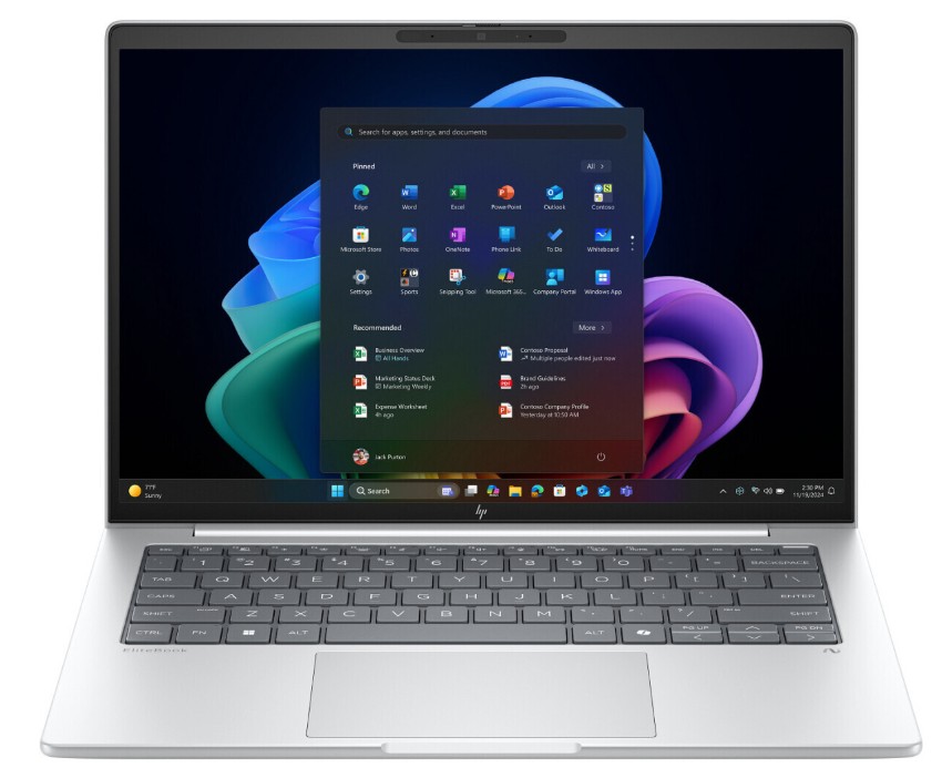 Изображение Ноутбук HP EliteBook 8 G1i 14 (Intel 225U 1500 МГц/ SSD 512 ГБ  /RAM 32 ГБ/ 14" 1920x1200/VGA встроенная/ Без ОС) (AP6J3AV)